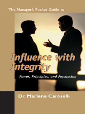 cover image of The Managers Pocket Guide to Influence with Integrity 